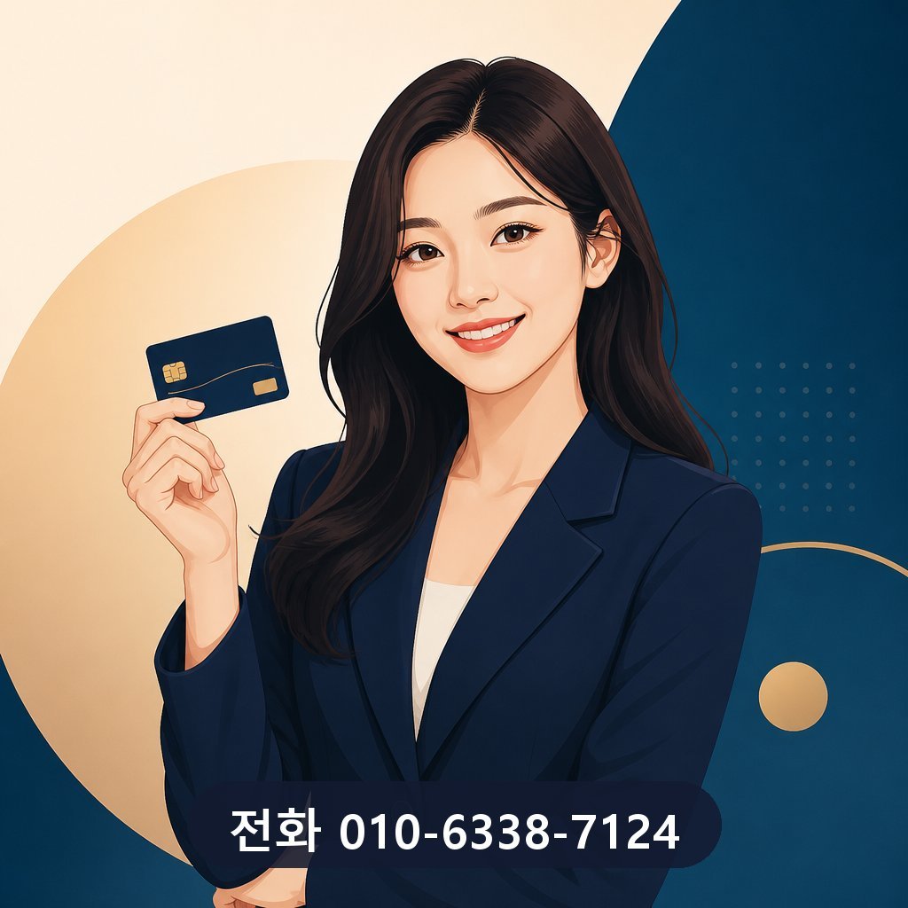 카드 현금화 대행사 대표 이미지 · 문의 010-6338-7124