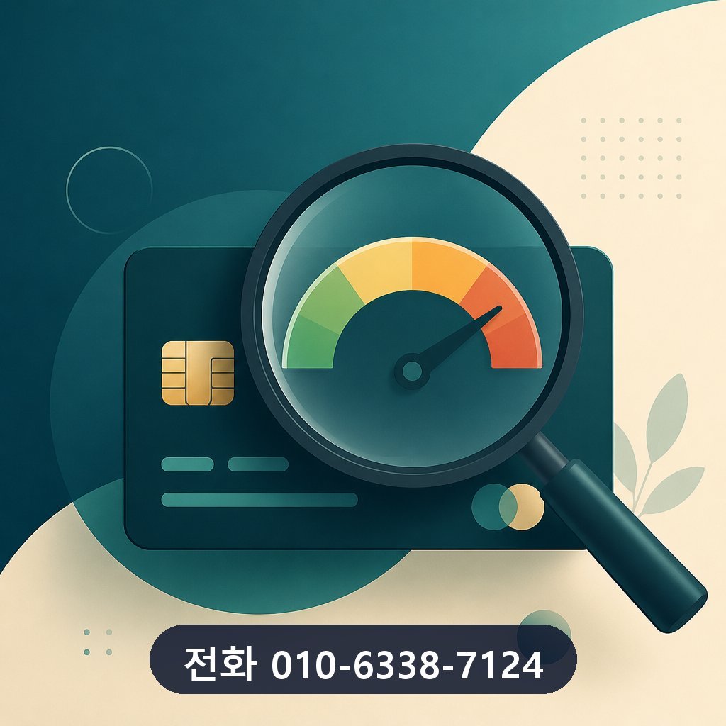 카드 현금화 대행사 한도 확인 이미지 · 문의 010-6338-7124